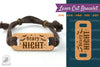 Scary Night Laser Cut Bracelet SVG Bundle