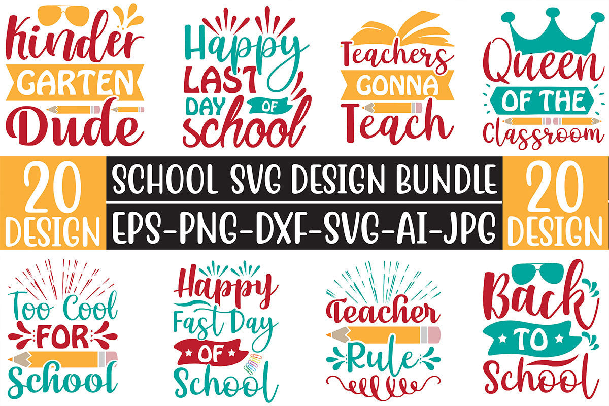School SVG Bundle 11