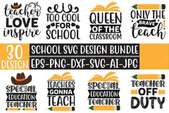 School SVG Bundle 88 - CraftNest - Digital Crafting and Art