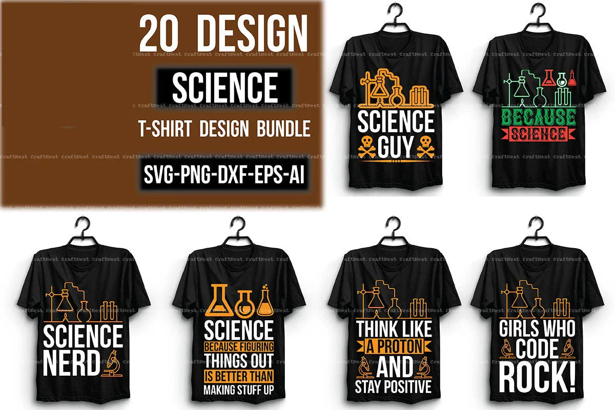 Science Design SVG Bundle - CraftNest - Digital Crafting and Art