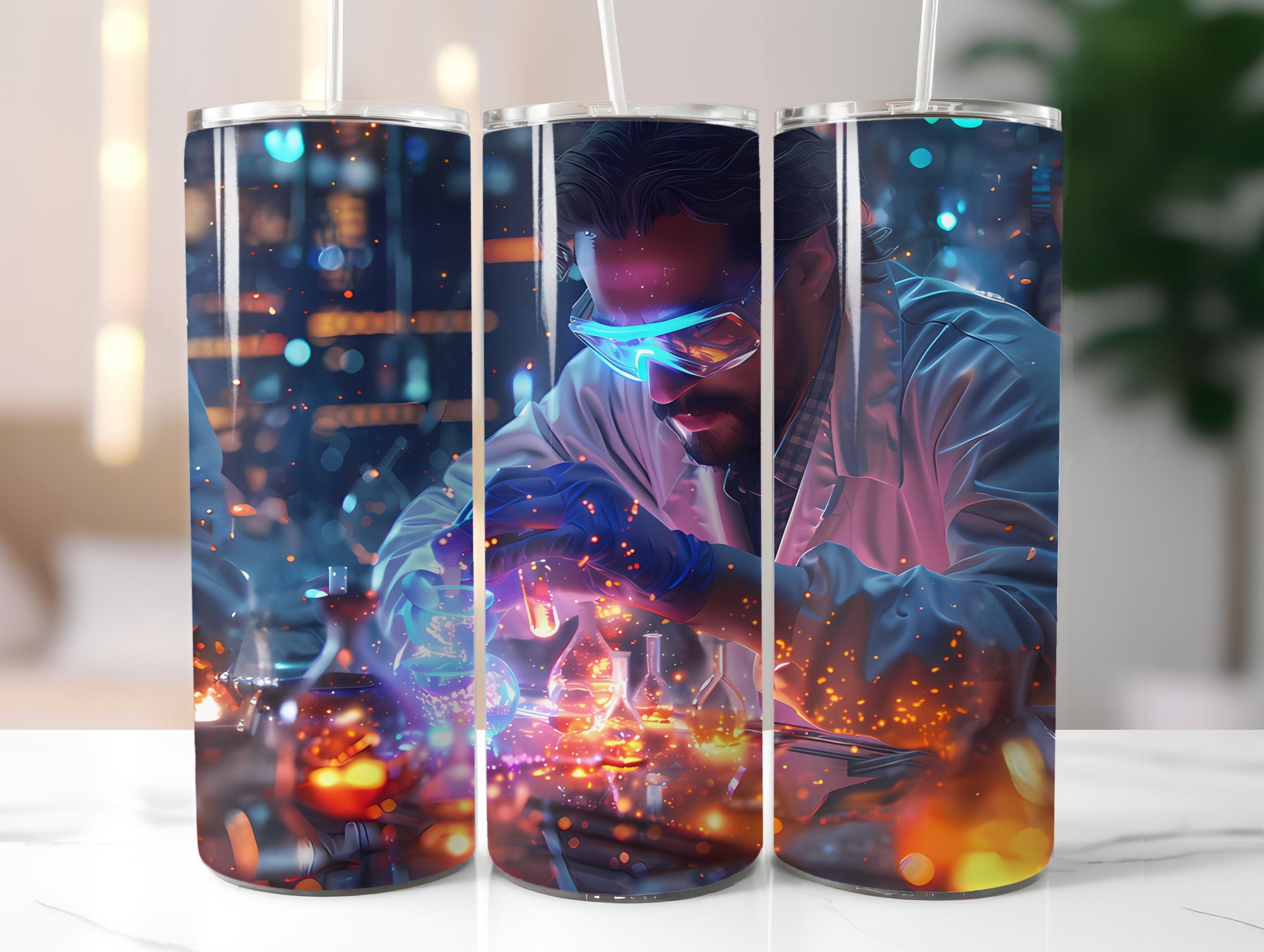 Scientist Profession 3 Tumbler Wrap - CraftNest - Digital Crafting and Art