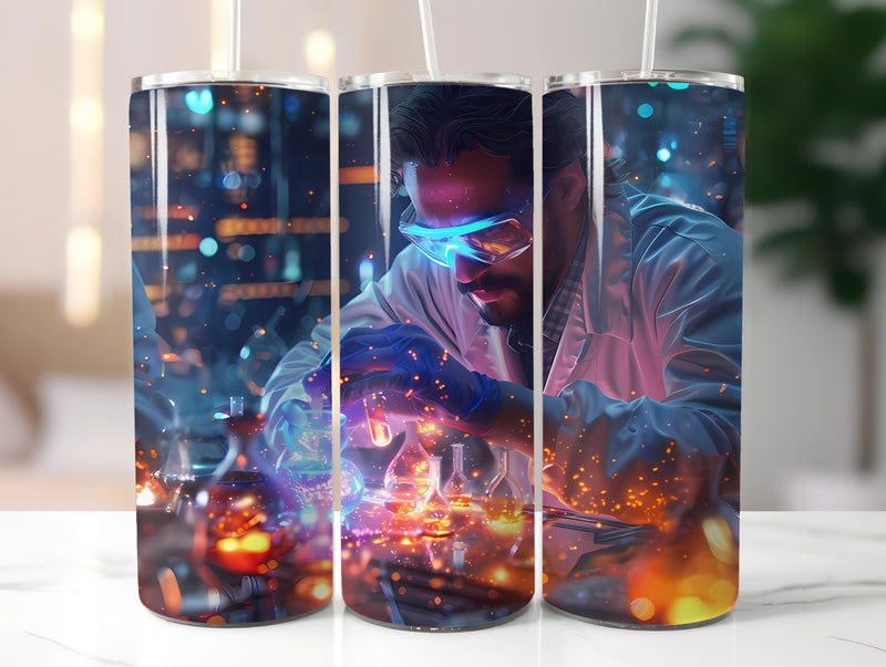 Scientist Profession 3 Tumbler Wrap - CraftNest - Digital Crafting and Art