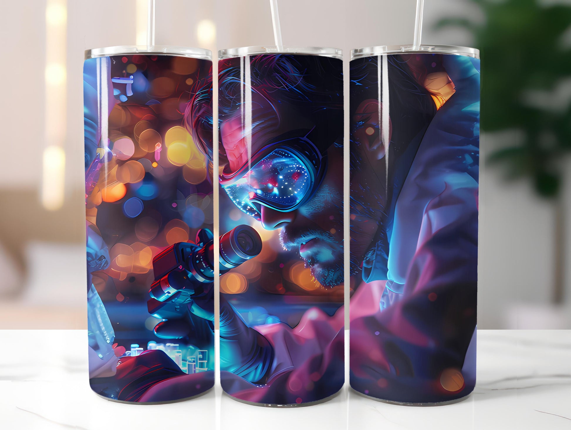 Scientist Profession 3 Tumbler Wrap - CraftNest - Digital Crafting and Art