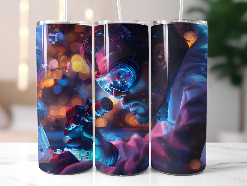 Scientist Profession 3 Tumbler Wrap - CraftNest - Digital Crafting and Art