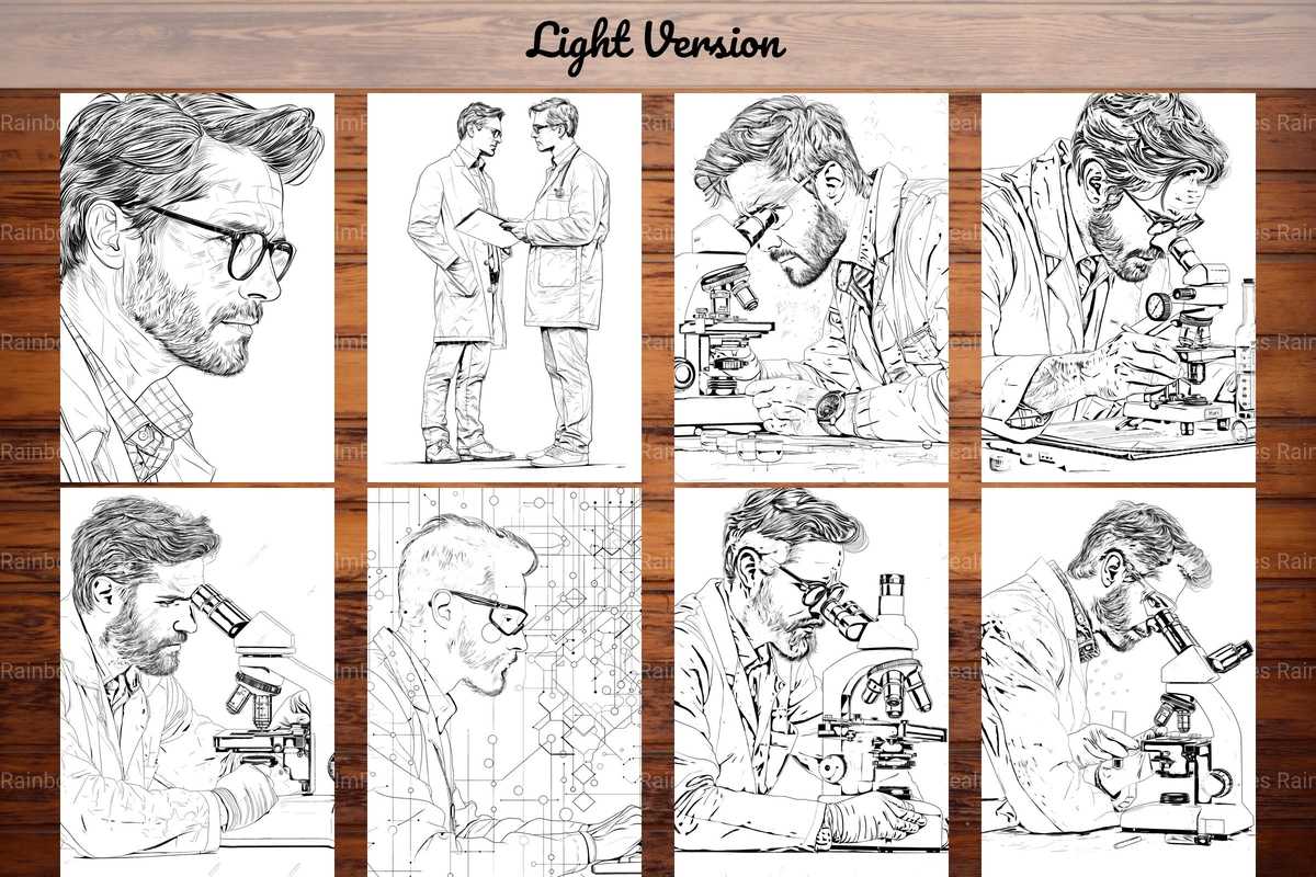 Scientist Coloring Books - CraftNest - Digital Crafting and Art