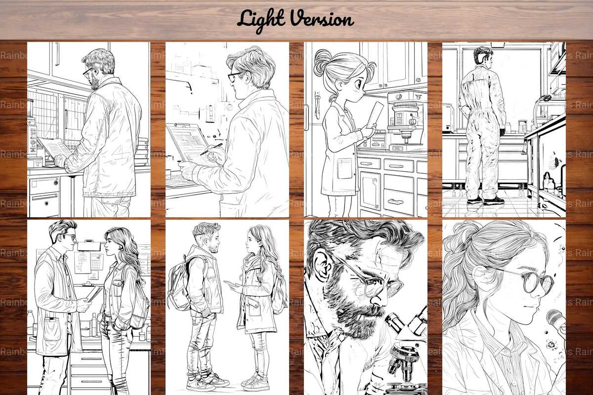 Scientist Coloring Books - CraftNest - Digital Crafting and Art