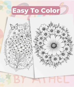 Wildflower Mandala Coloring Book Bundle - CraftNest - Digital Crafting and Art