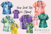 Scrub Life Nurse Tops Clipart Bundle