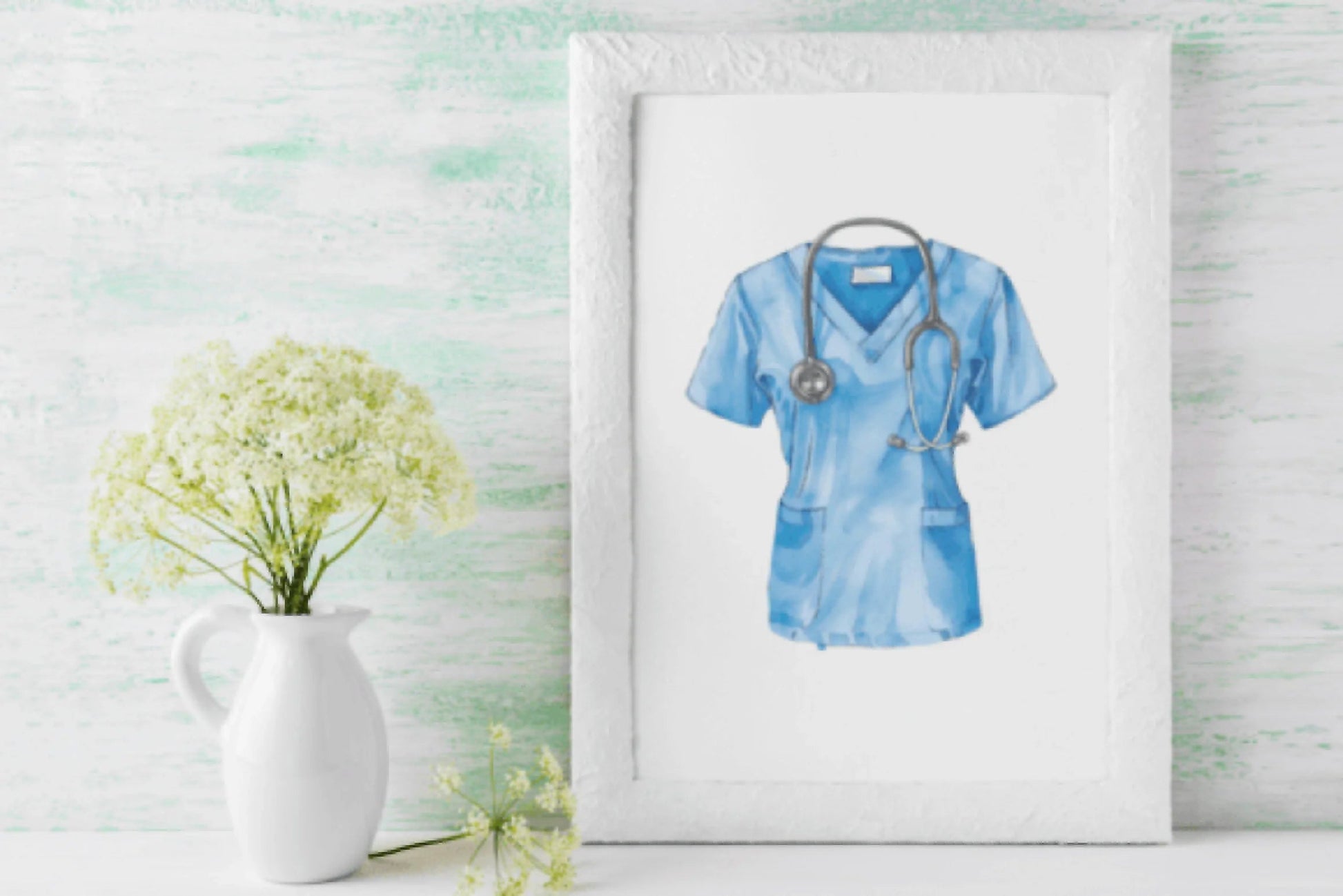 Scrub Life Nurse Tops Clipart Bundle - CraftNest - Digital Crafting and Art