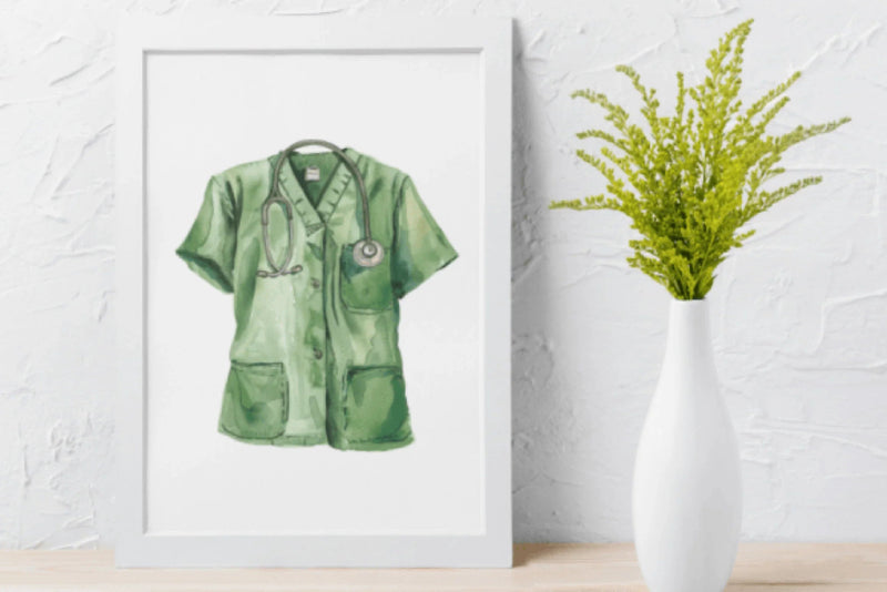 Scrub Life Nurse Tops Clipart Bundle - CraftNest - Digital Crafting and Art