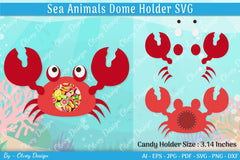 Sea Animal Candy Dome SVG Bundle 8 - CraftNest - Digital Crafting and Art