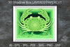 Sea Crab Mandala 3D Shadow Box Papercut SVG Bundle