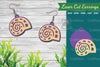 Sea Shells Laser Cut Earrings Design Bundle
