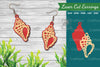 Sea Shells Laser Cut Earrings Design Bundle