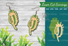 Sea Shells Laser Cut Earrings Design Bundle