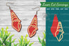 Sea Shells Laser Cut Earrings Design Bundle