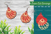 Sea Shells Laser Cut Earrings Design Bundle