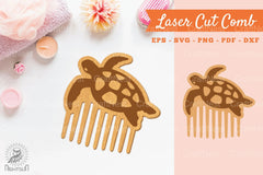Sea Turtle Laser Cut Comb Clipart Bundle - CraftNest - Digital Crafting and Art