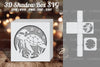 Sea Turtle Papercut Shadow Box Design
