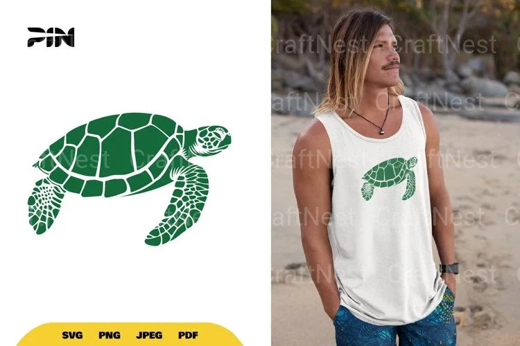 Sea Turtle SVG Bundle - CraftNest - Digital Crafting and Art