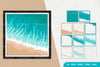 Sea Waves Layered Papercut Clipart Bundle