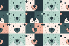 Seamless Bear Digital Paper - CraftNest - Digital Crafting and Art