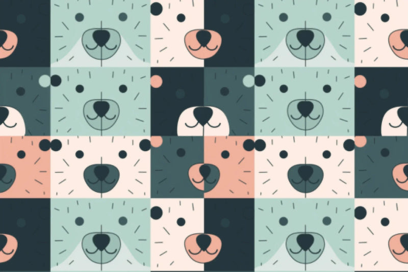 Seamless Bear Digital Paper - CraftNest - Digital Crafting and Art