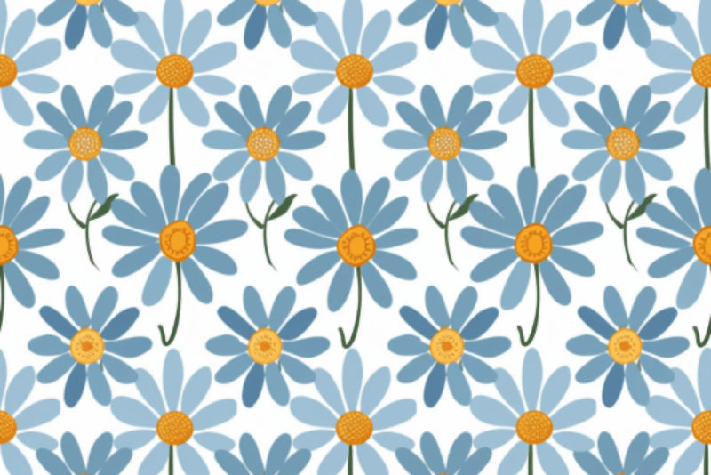 Seamless Daisy Digital Paper - CraftNest - Digital Crafting and Art
