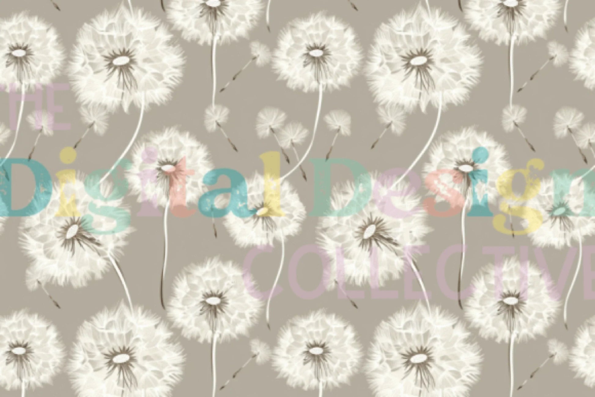 Seamless Dandelion Patterns Collection - CraftNest - Digital Crafting and Art