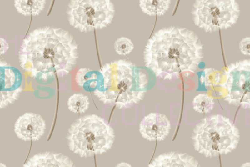 Seamless Dandelion Patterns Collection - CraftNest - Digital Crafting and Art