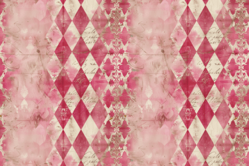 Seamless Dark Pink Shabby Chic Digital Paper - CraftNest - Digital Crafting and Art