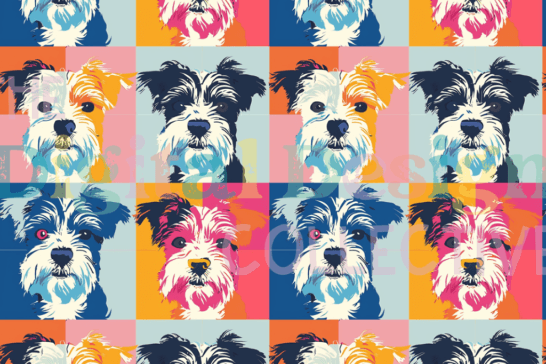 Seamless Dog Pattern Bundle