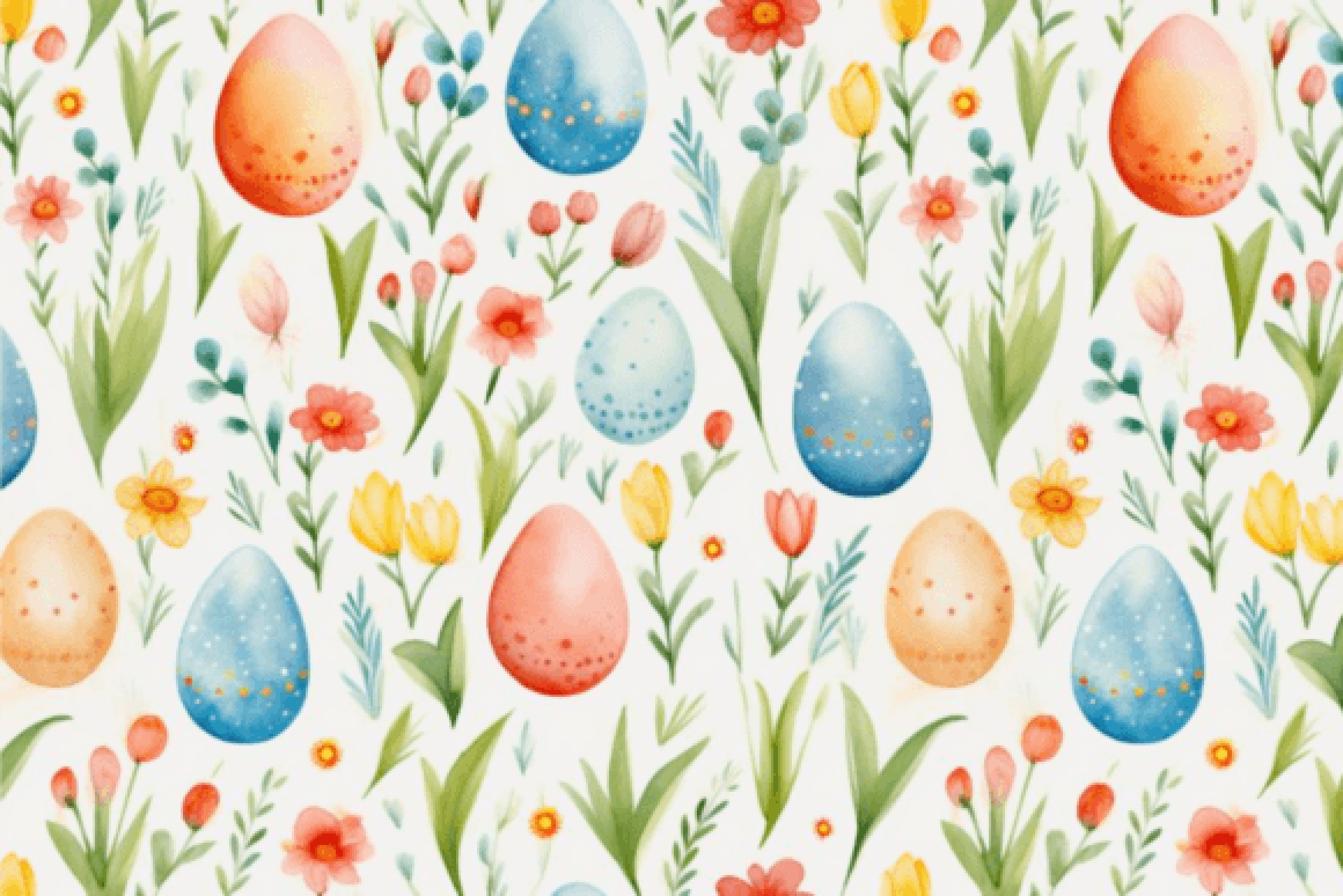 Easter Floral Patterns Bundle