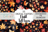 Seamless Fall Leaves Patterns