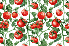 Seamless Garden Vegetable Digital Paper - CraftNest - Digital Crafting and Art