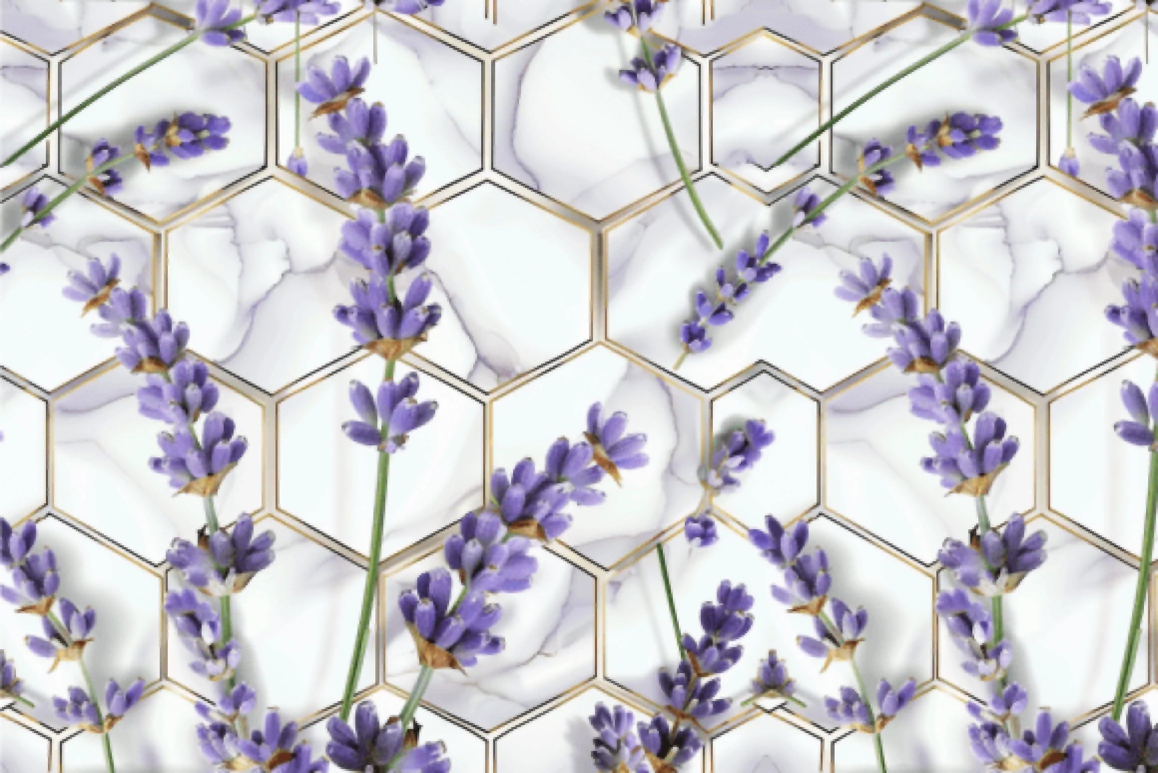 Seamless Lavender Floral Digital Paper - CraftNest - Digital Crafting and Art