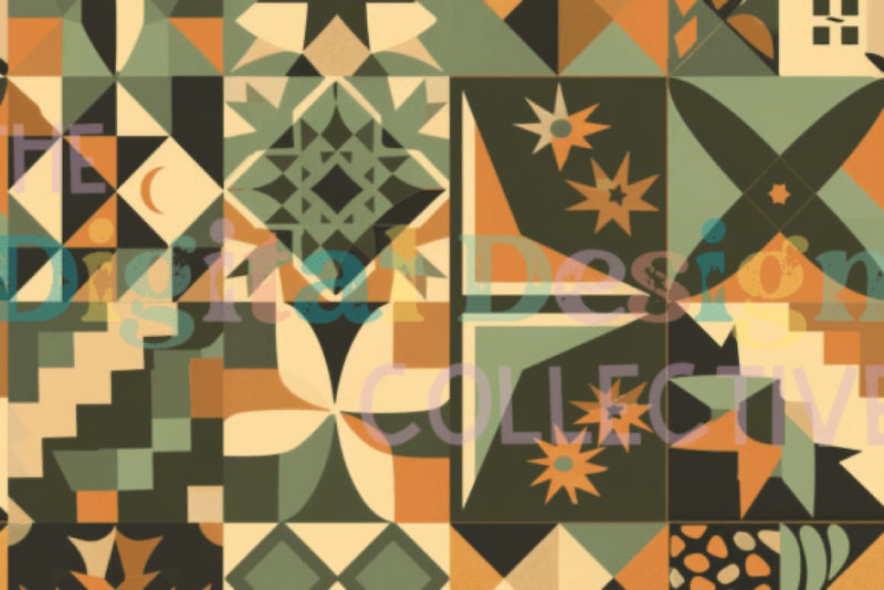 Seamless Minimalist Autumn Patterns Collection - CraftNest - Digital Crafting and Art