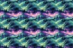 Seamless Northern Lights Patterns Collection - CraftNest - Digital Crafting and Art