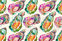 Seamless Oyster Digital Paper Pack - CraftNest - Digital Crafting and Art