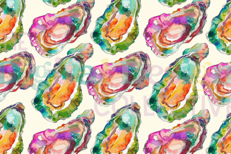 Seamless Oyster Digital Paper Pack - CraftNest - Digital Crafting and Art