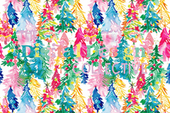 Seamless Preppy Christmas Print Design Digital Paper - CraftNest - Digital Crafting and Art