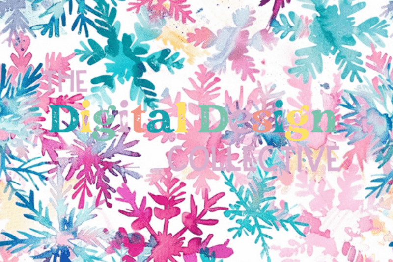 Seamless Preppy Christmas Print Design Digital Paper - CraftNest - Digital Crafting and Art