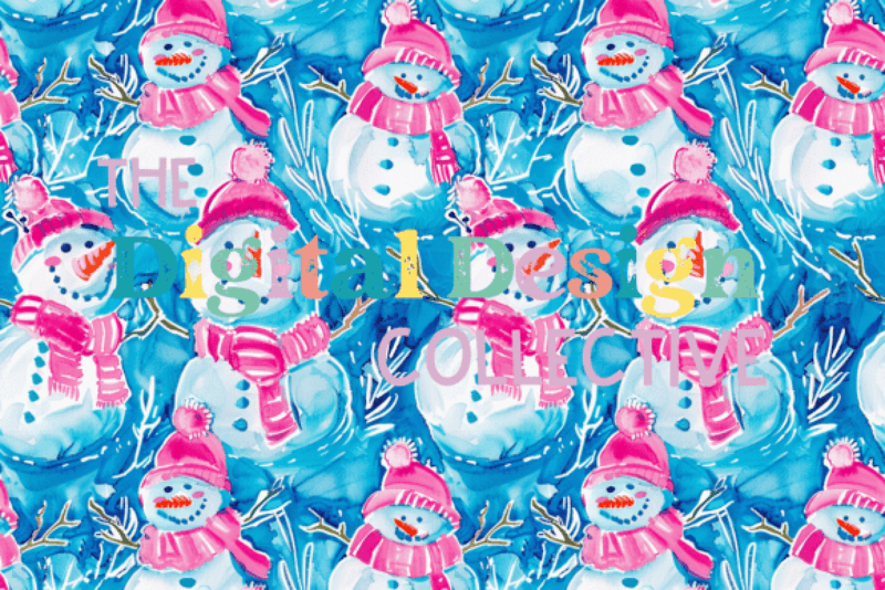 Seamless Preppy Christmas Print Design Digital Paper - CraftNest - Digital Crafting and Art