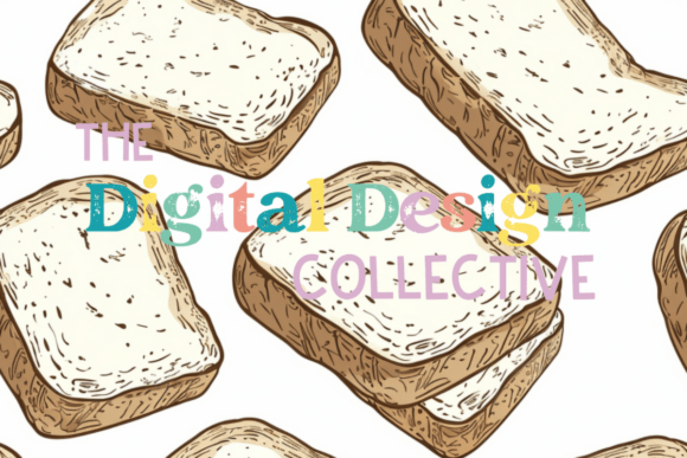 Seamless Sourdough Bread Digital Paper Design