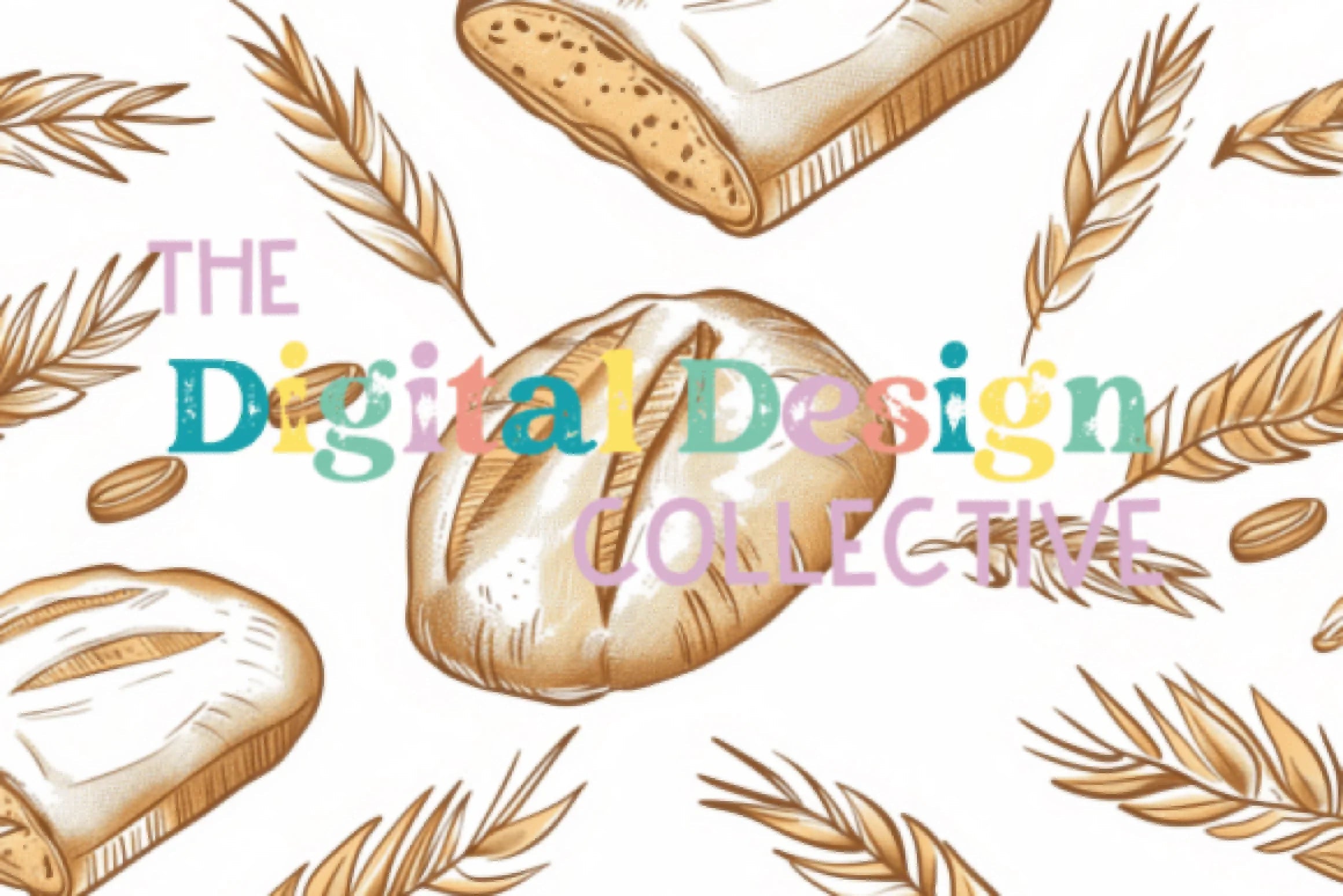 Seamless Sourdough Bread Digital Paper Design - CraftNest - Digital Crafting and Art