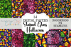 Seamless Stained Glass Halloween Digital Paper