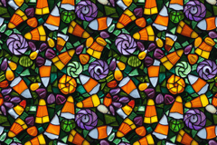 Seamless Stained Glass Halloween Digital Paper - CraftNest - Digital Crafting and Art