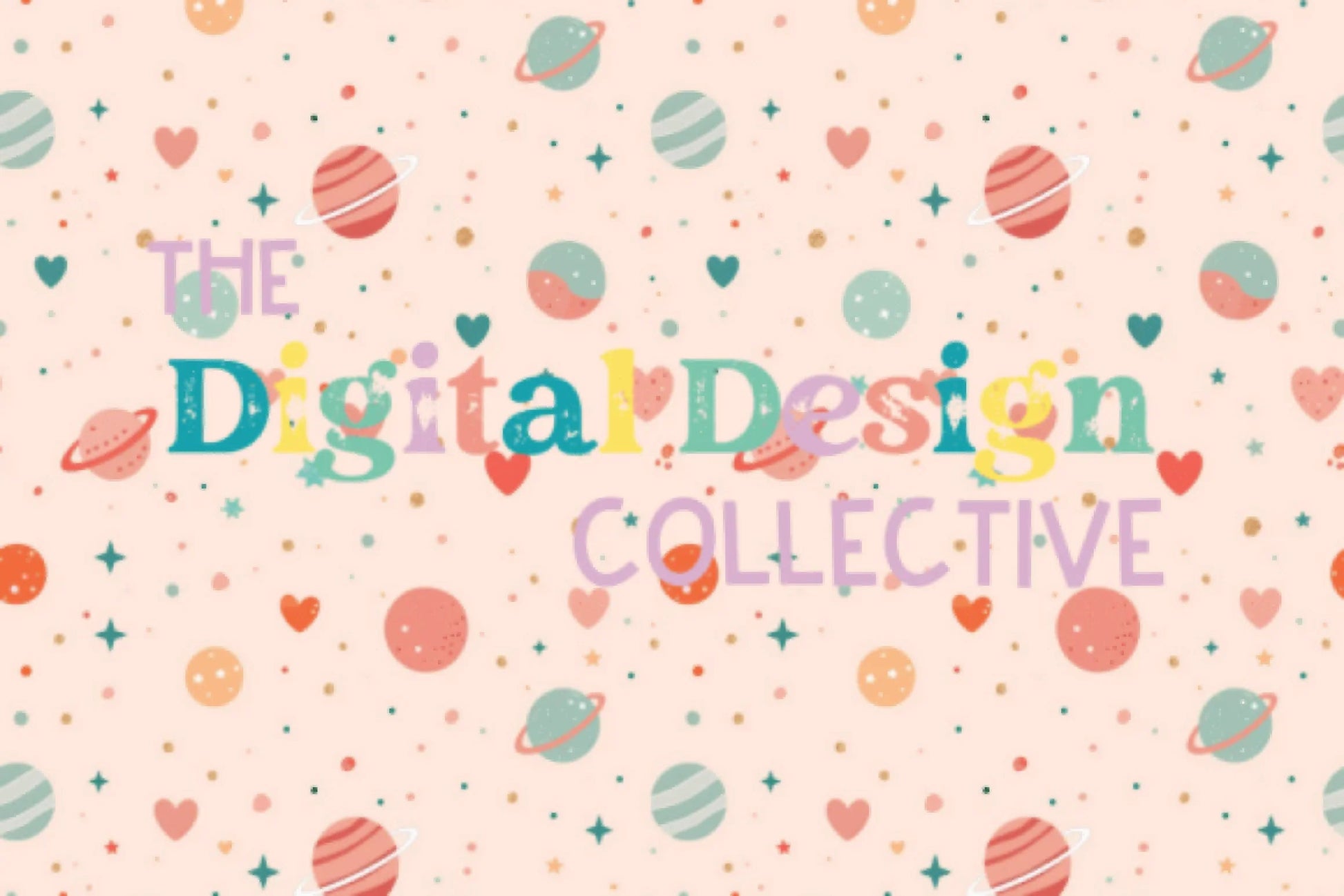 Seamless Sweet Space Design Collection - CraftNest - Digital Crafting and Art