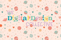 Seamless Sweet Space Design Collection - CraftNest - Digital Crafting and Art