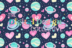 Seamless Sweet Space Design Collection - CraftNest - Digital Crafting and Art